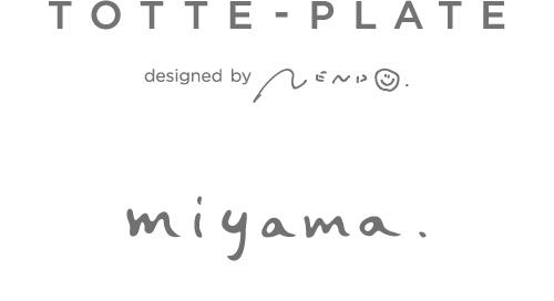 TOTTE-PLATE miyama.  title=